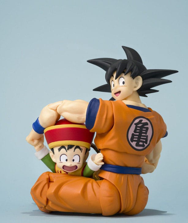 Coleccionable S.H.Figuarts Dragon Ball Goku y Gohan Kid articulados