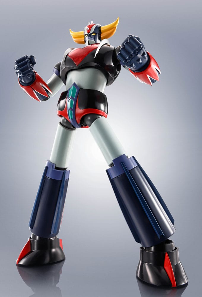 Figura Grendizer posando con diseño fiel al anime clásico japonés