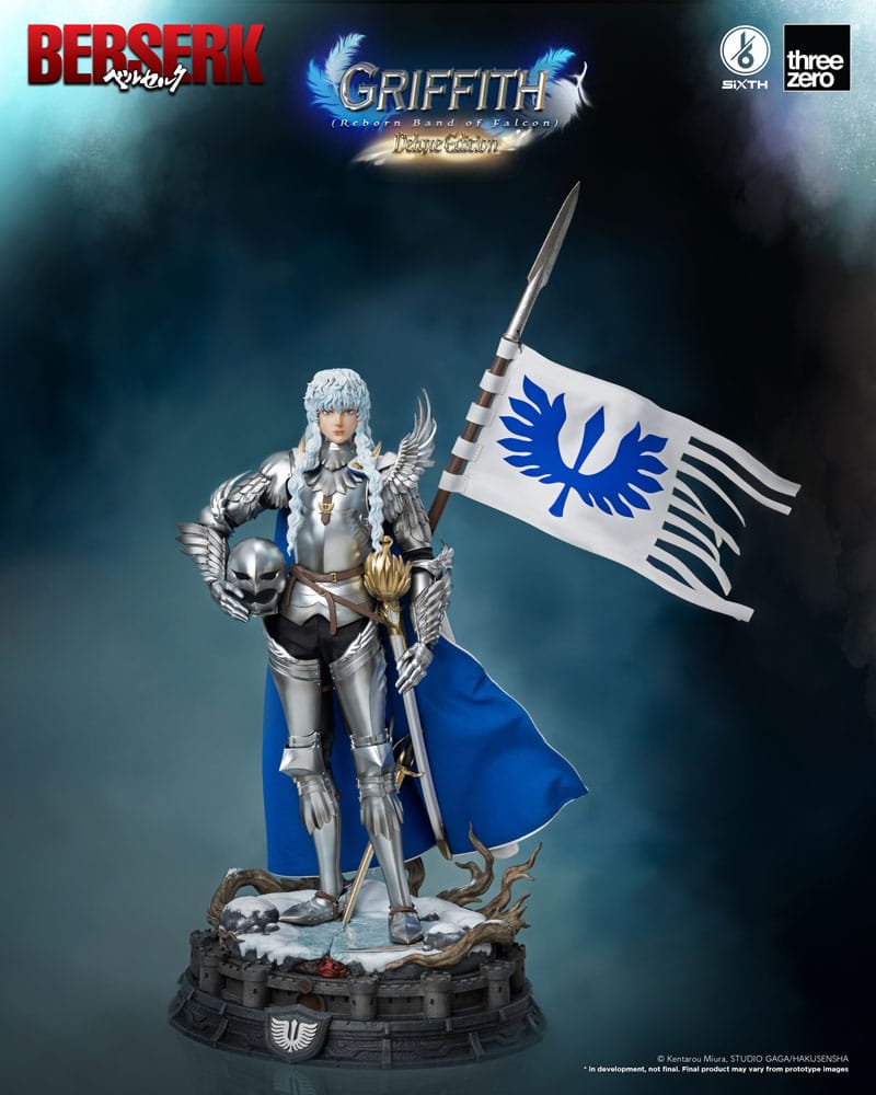 Figura Griffith de Berserk con casco y espada – escala 1/6