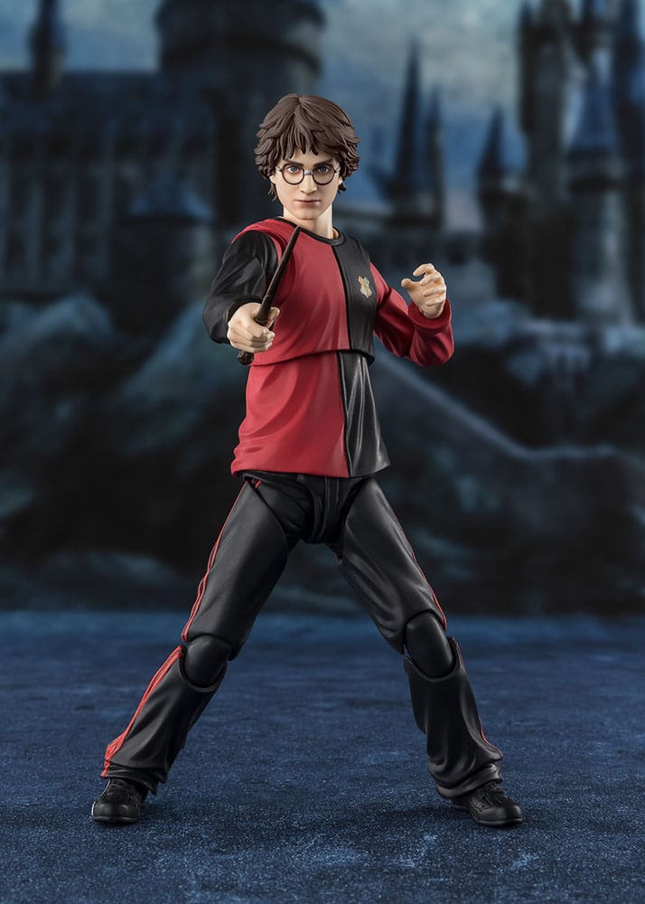Figura articulada de Harry Potter en pose de combate – línea S.H.Figuarts
