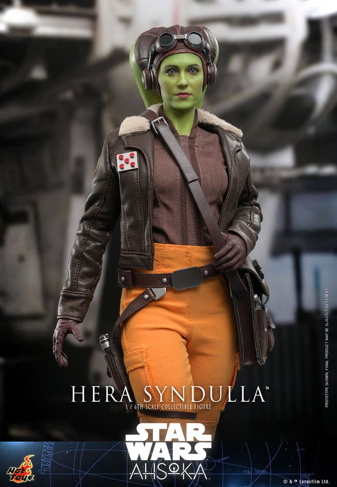 Figura Hot Toys Hera Syndulla Star Wars Ahsoka edición exclusiva 28 cm.