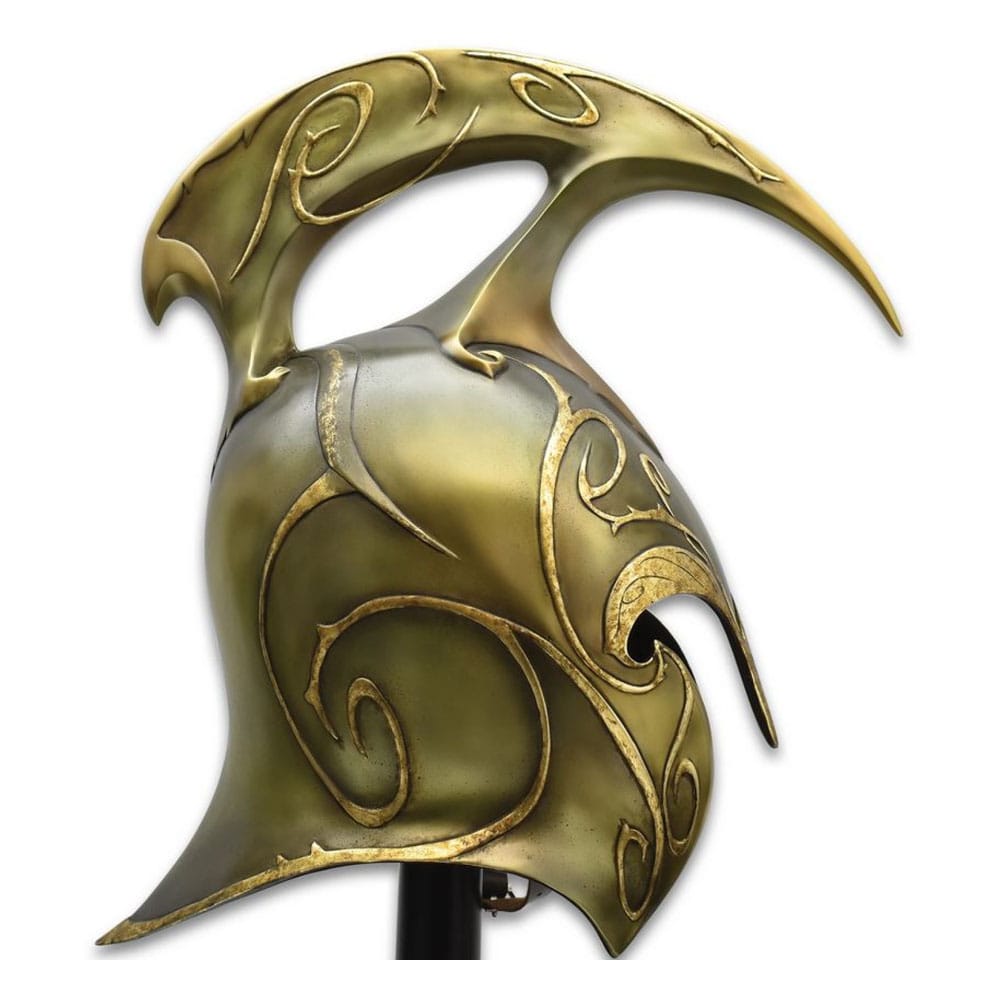Casco élfico High Elven War Helmet edición limitada con soporte de exposición