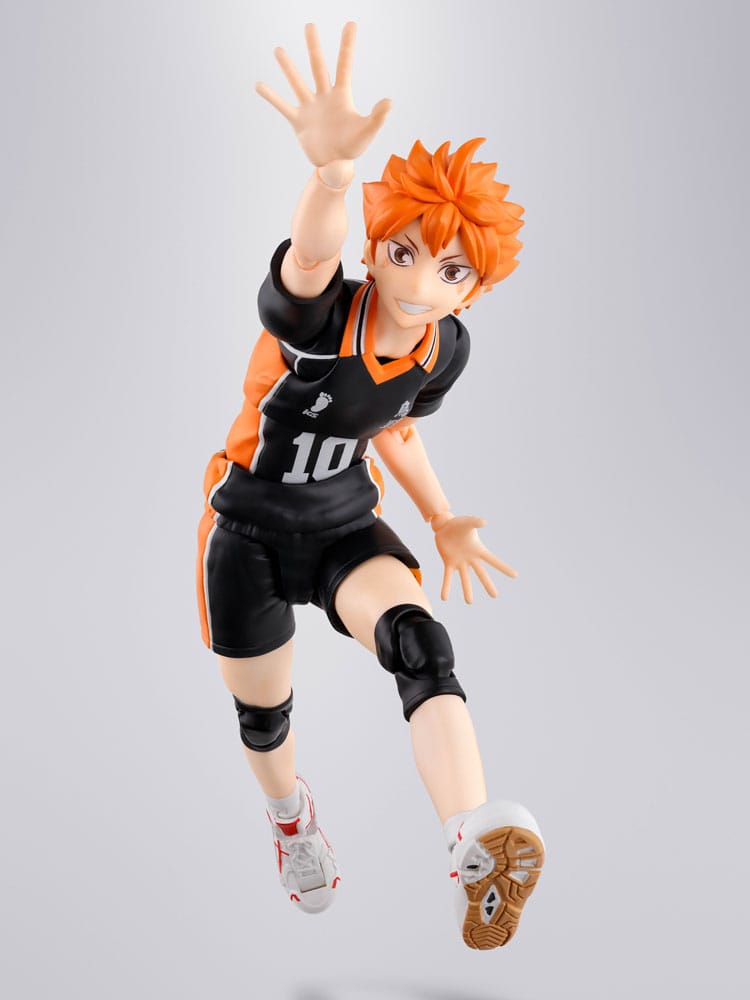 Hinata Shoyo en pose de salto y remate – figura articulada Haikyu
