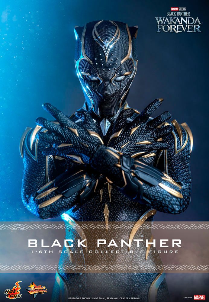 Black Panther con casco dorado Hot Toys escala 1/6 – Marvel