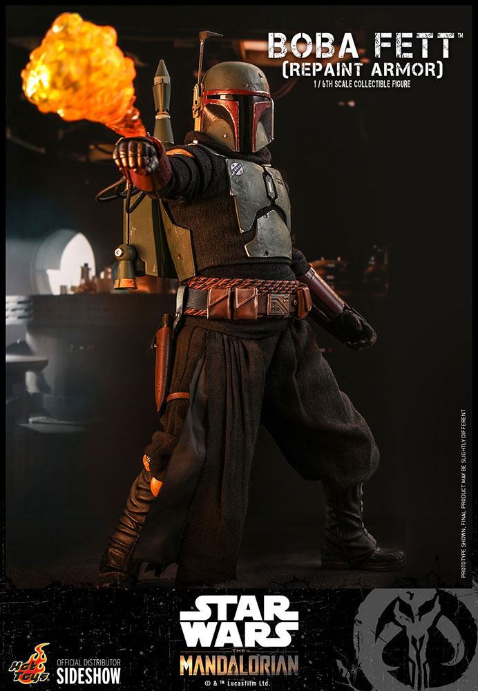 Accesorios incluidos en la figura Boba Fett Repaint Armor