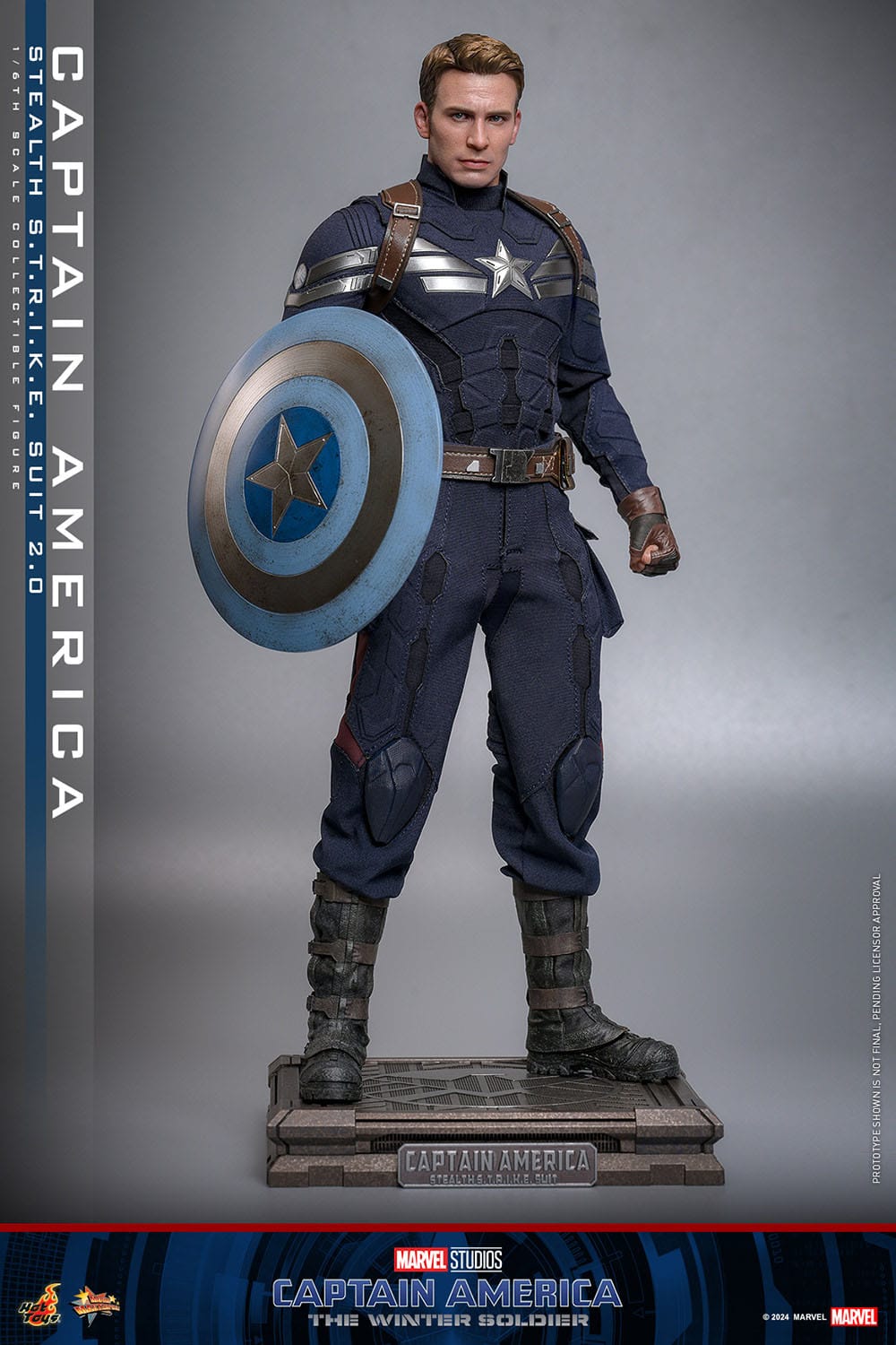 CAPTAIN AMERICA (STEALTH S.T.R.I.K.E. SUIT) 2.0 – FIGURA 1/6 ESCALA – HOT TOYS – MOVIE MASTERPIECE SERIES