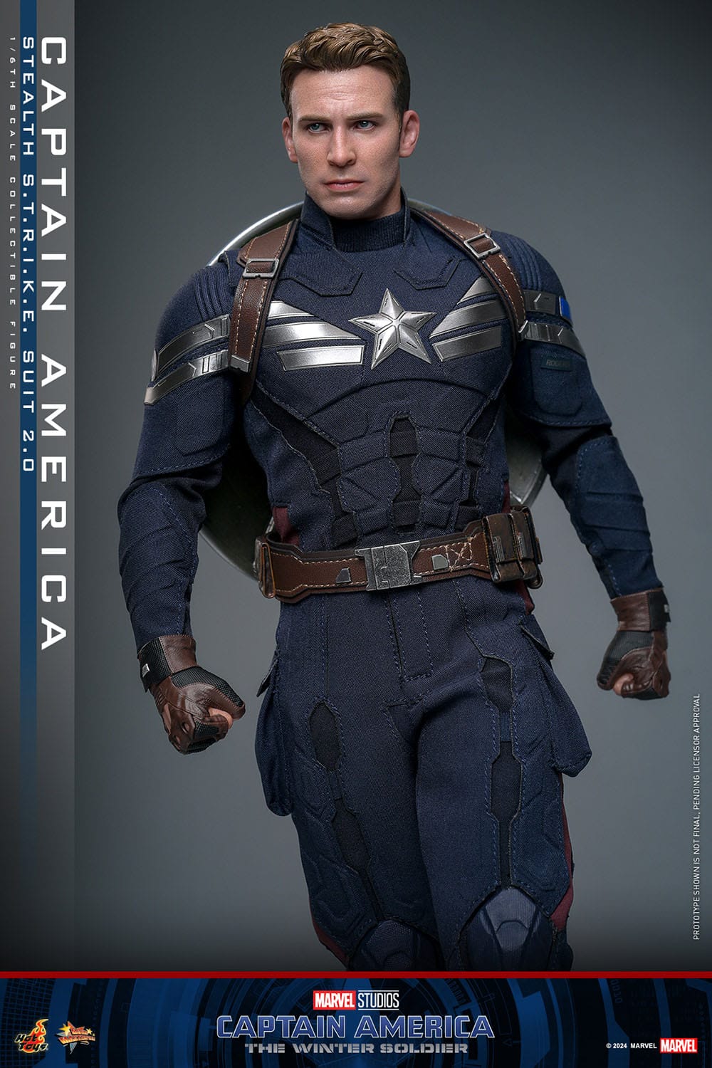 CAPTAIN AMERICA (STEALTH S.T.R.I.K.E. SUIT) 2.0 – FIGURA 1/6 ESCALA – HOT TOYS – MOVIE MASTERPIECE SERIES