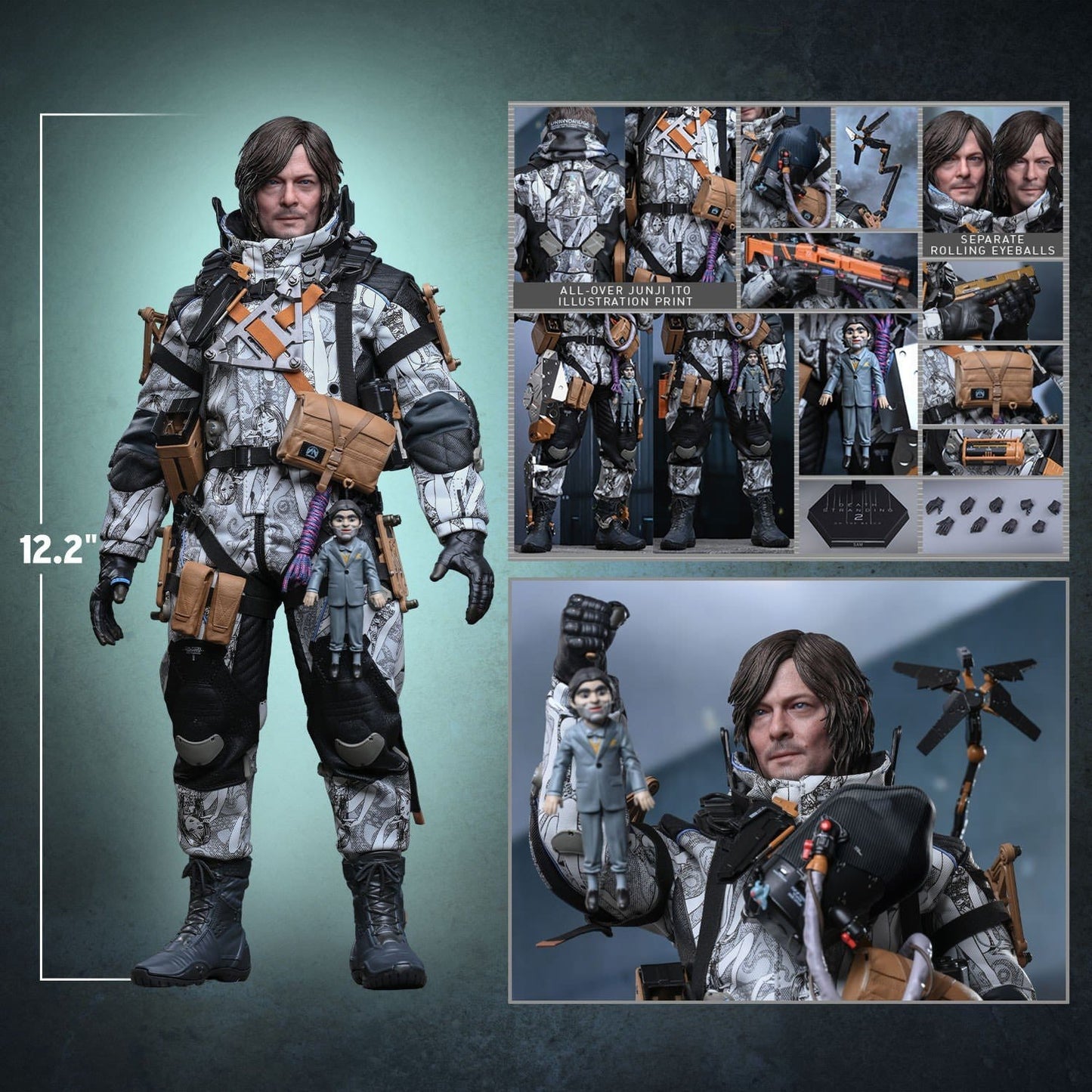 SAM PORTER BRIDGES JUNJI ITO HOT TOYS 1/6 DEATH STRANDING 2 31 CM