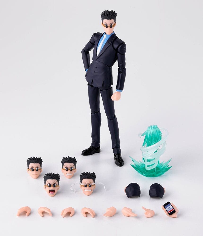 Leorio Hunter x Hunter figura articulada con accesorios