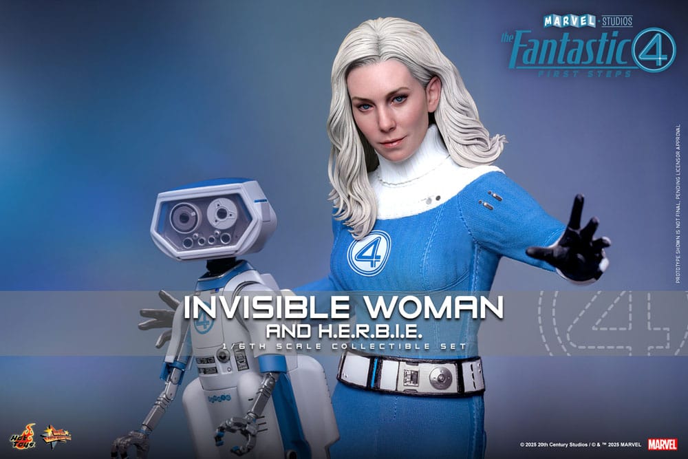 Pack Invisible Woman y H.E.R.B.I.E. Marvel Studios – Figuras 1/6 de colección