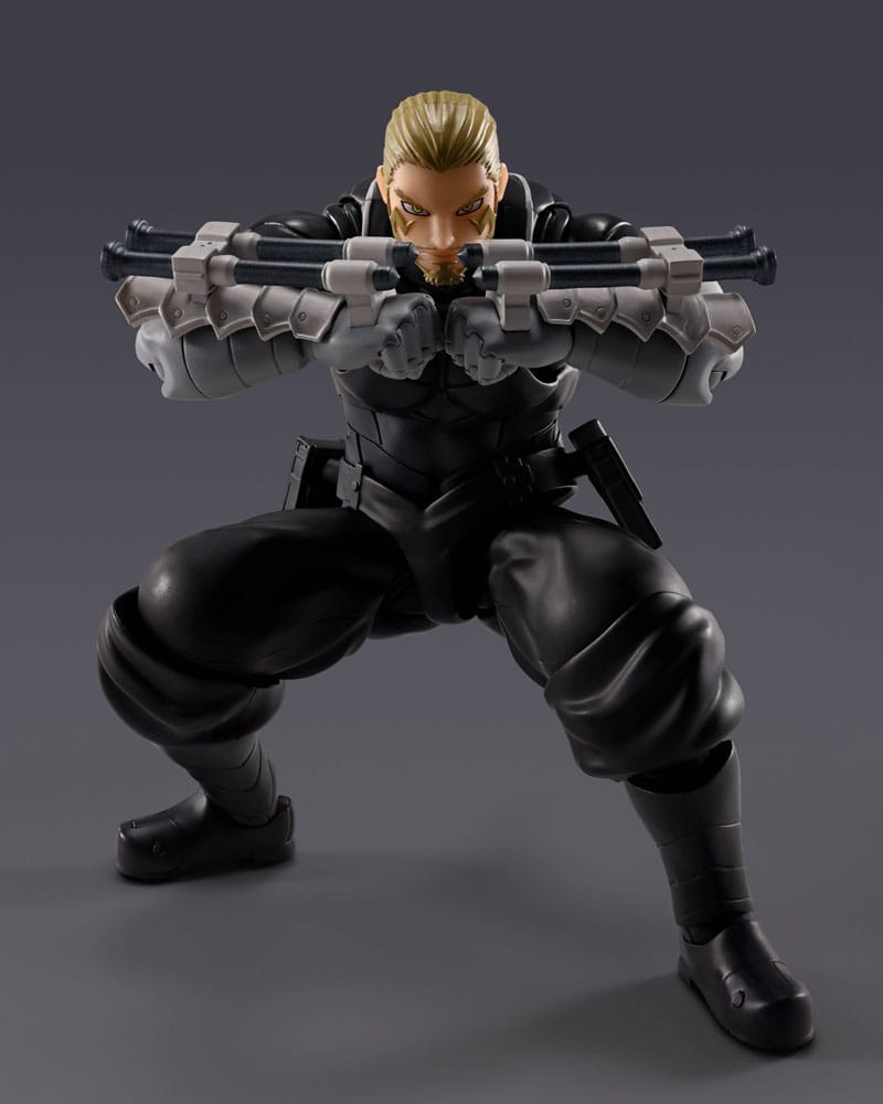 Figura articulada Isao Shinomiya con pose de acción