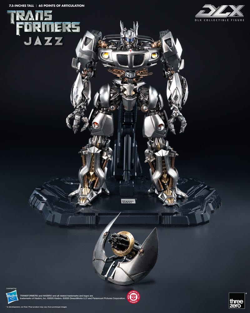 Jazz Autobot figura coleccionista DLX Threezero 19 cm