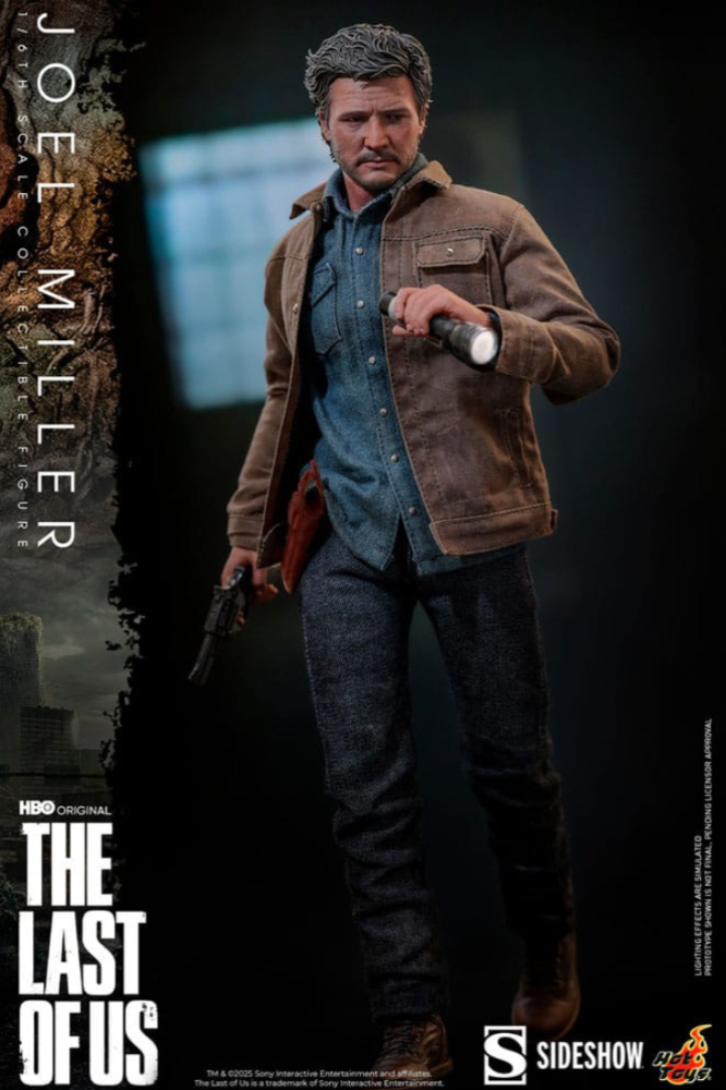 Figura Joel Miller Hot Toys escala 1/6 de 30 cm con accesorios.