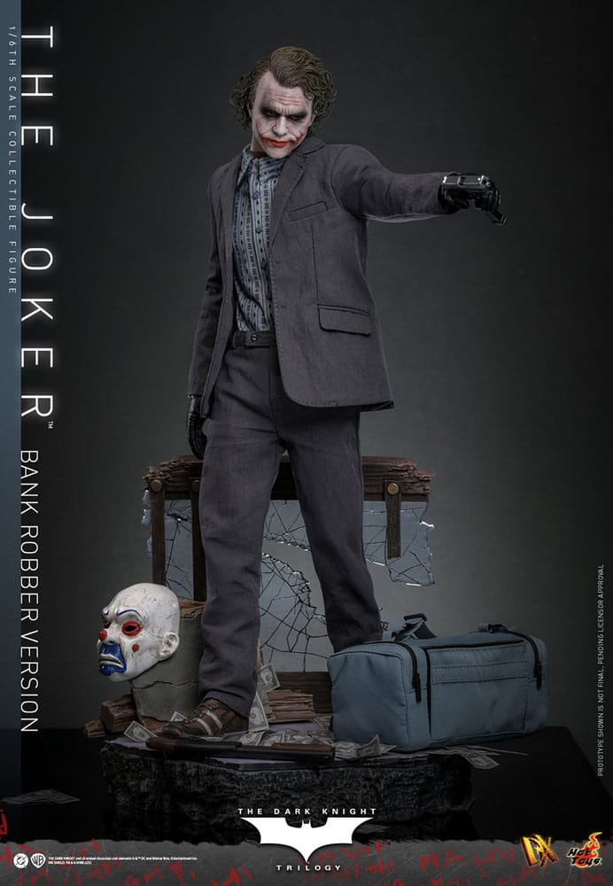 Versión enmascarada del Joker Bank Robber – figura Hot Toys