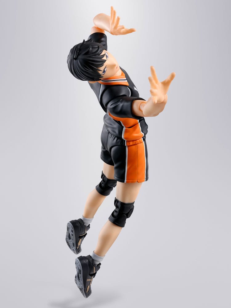 Tobio Kageyama en pose dinámica con uniforme de Karasuno