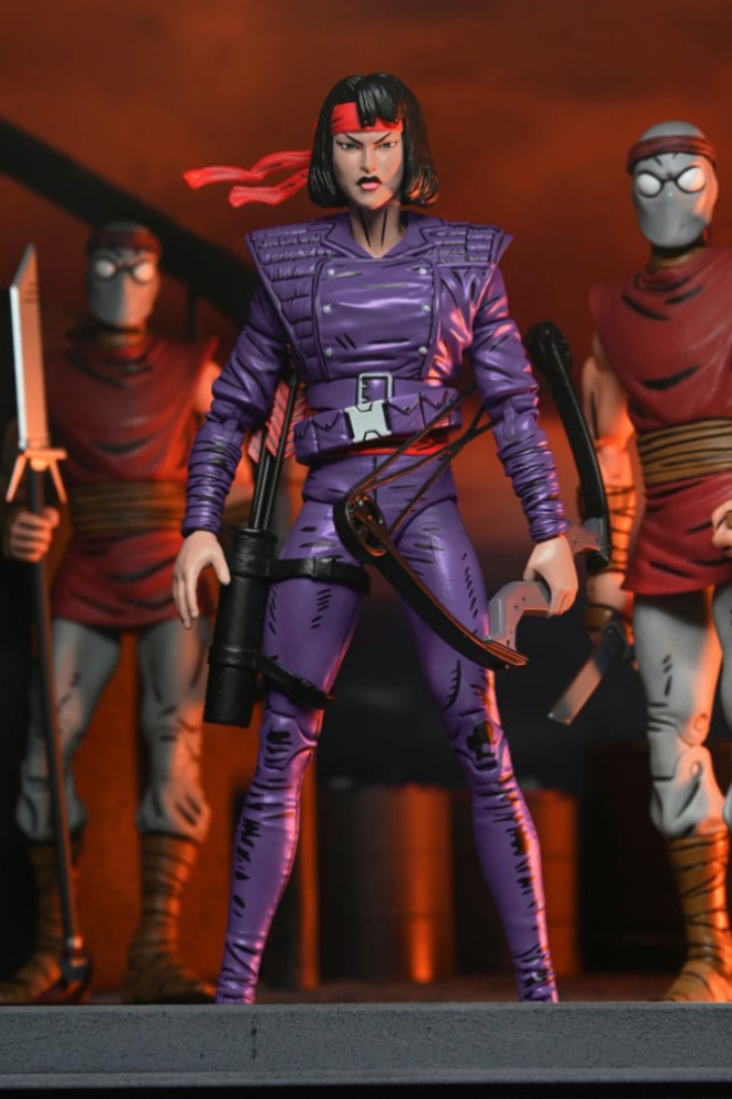 Figura NECA Karai Mercenary Ultimate 18 cm TMNT Mirage Comics.