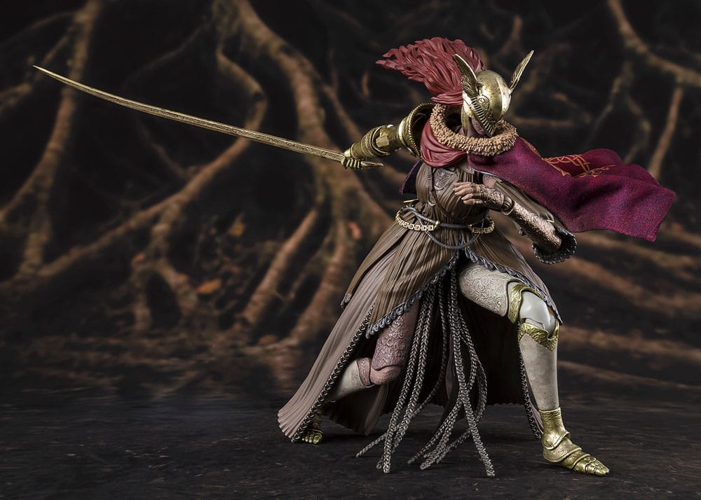 Detalle de la figura Malenia Elden Ring con acabados realistas S.H. Figuarts