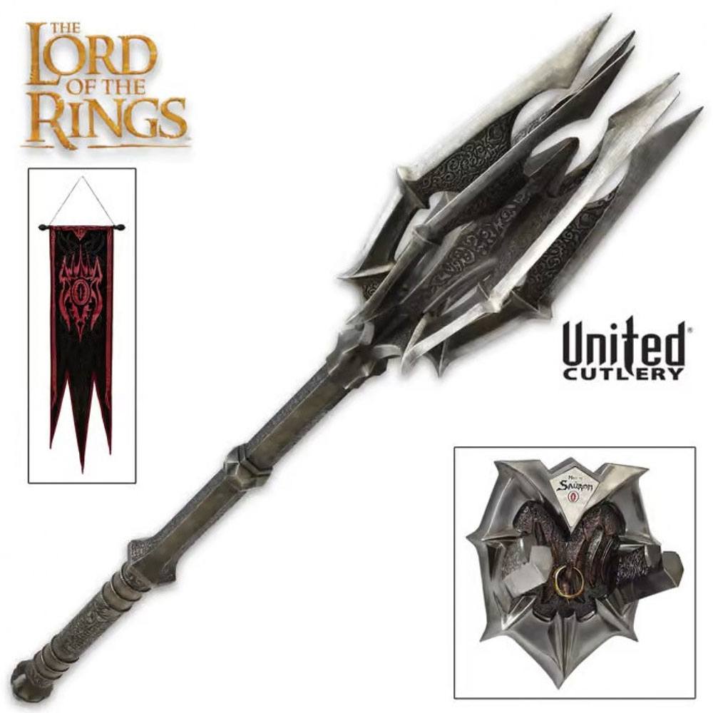 Réplica Mazo de Sauron El Señor de los Anillos escala 1/1 117 cm