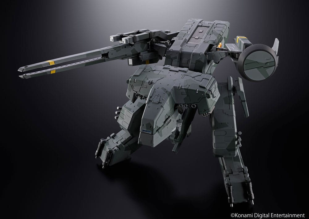 Figura Metal Gear Rex Bandai Chogokin con luz LED