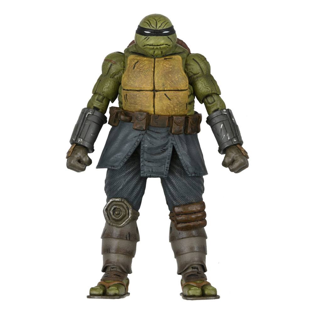 Figura NECA TMNT The Last Ronin sin armadura basada en IDW Comics.