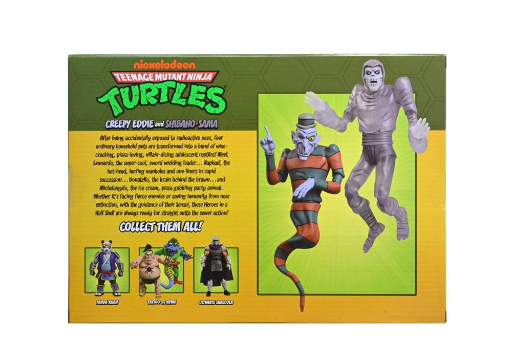 Caja con ventana – Teenage Mutant Ninja Turtles NECA pack retro