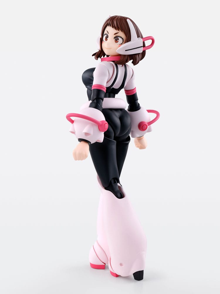 Figura articulada de Uraraka con efecto flotante y expresión decidida