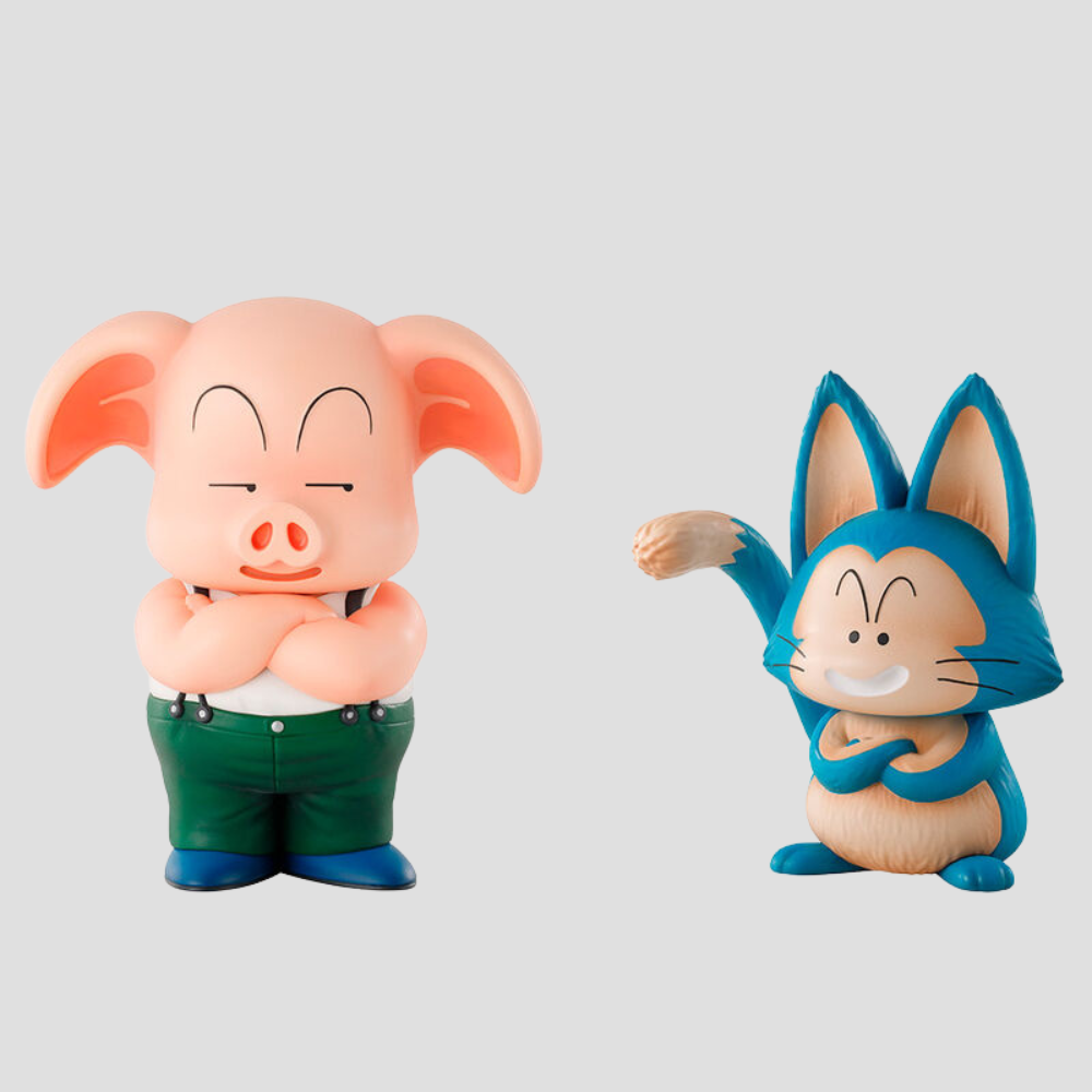 Oolong y Puar en figuras oficiales de Banpresto – Training Section