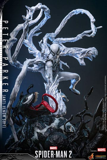 Figura articulada Peter Parker Anti-Venom Suit Spider-Man 2 Hot Toys escala 1/6