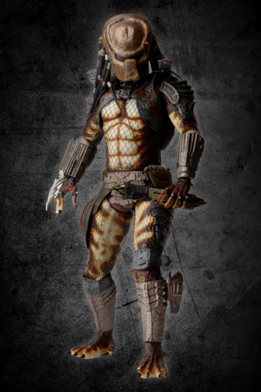 Figura City Hunter Predator 2 de NECA, escala 1/4, 51 cm de altura.