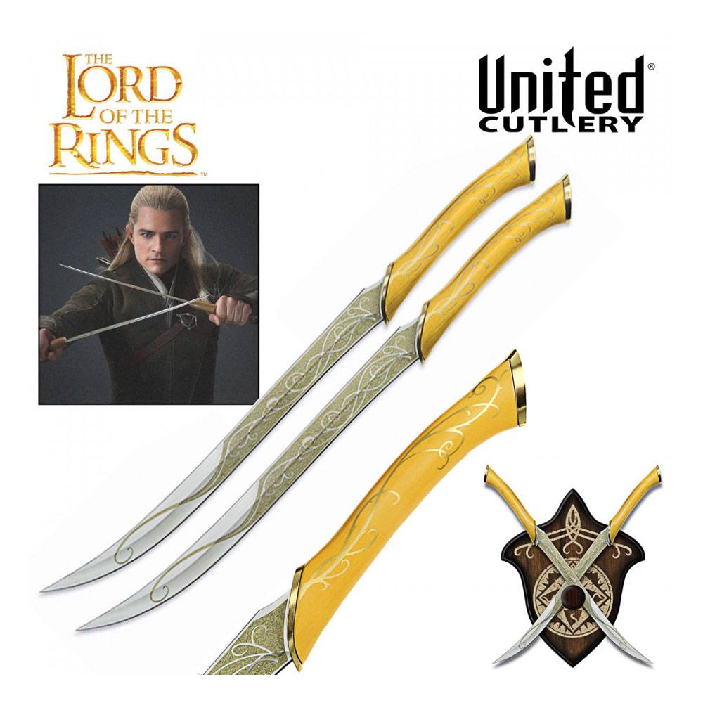 Puñales élficos de Legolas réplica oficial con grabados
