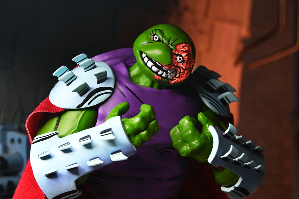 Figura coleccionista Raphael as Shredder NECA detalle