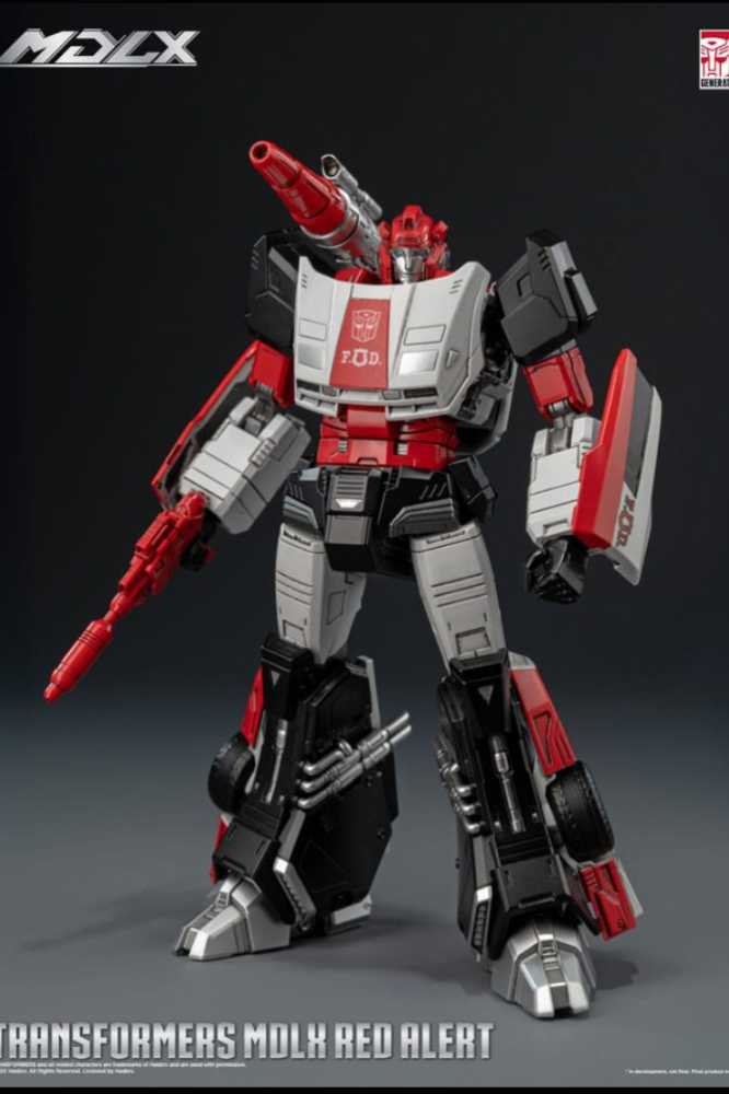 Figura Transformers Red Alert de 15 cm de la línea MDLX de Threezero, diseño G1 actu