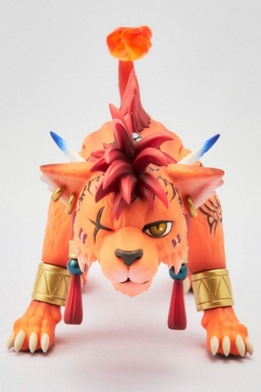 Estatua Red XIII Final Fantasy VII Rebirth Adorable Arts 11 cm (Square Enix) – Figura chibi coleccionable oficial.