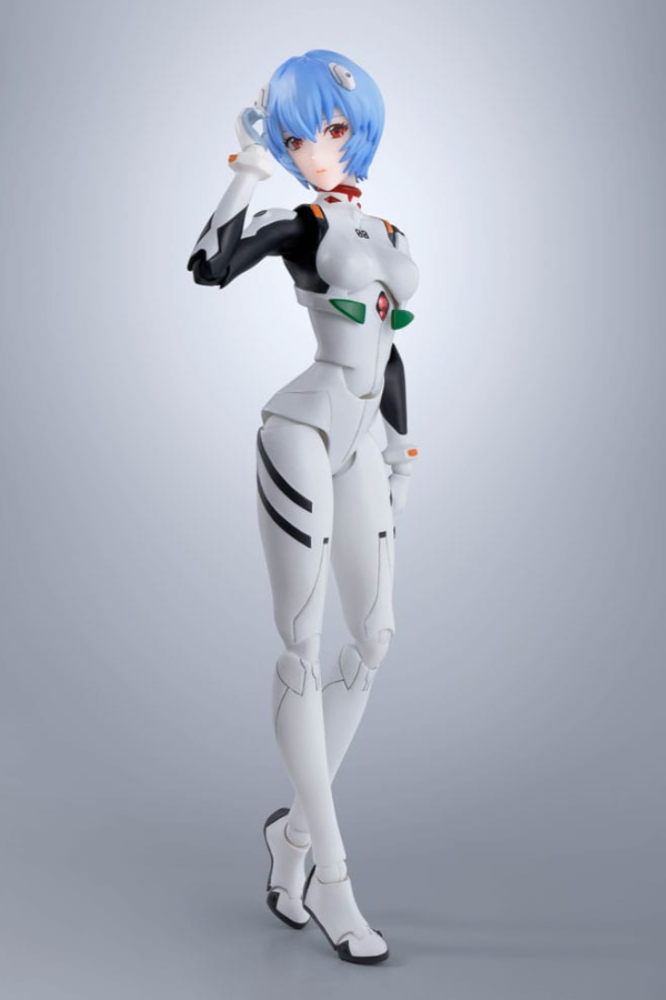 Figura articulada de Rei Ayanami con traje blanco – 14 cm