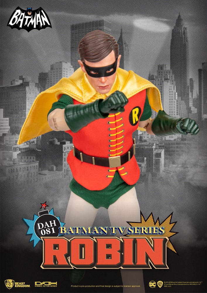 Diseño clásico de Robin años 60 en figura de colección escala 1/9 – Beast Kingdom