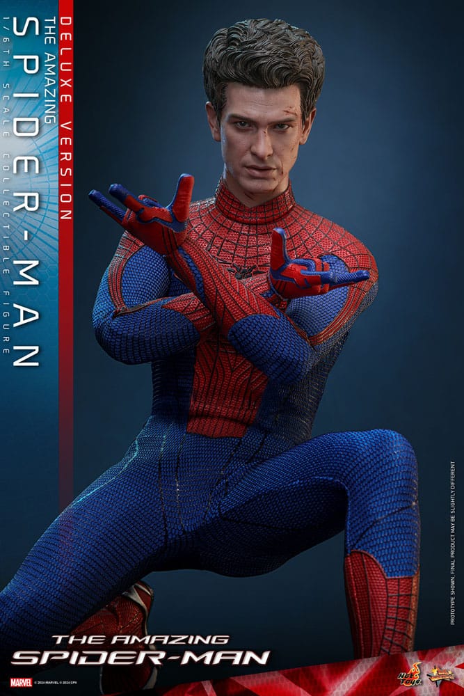 Figura coleccionista Spider-Man de Andrew Garfield por Hot Toys en escala 1/6