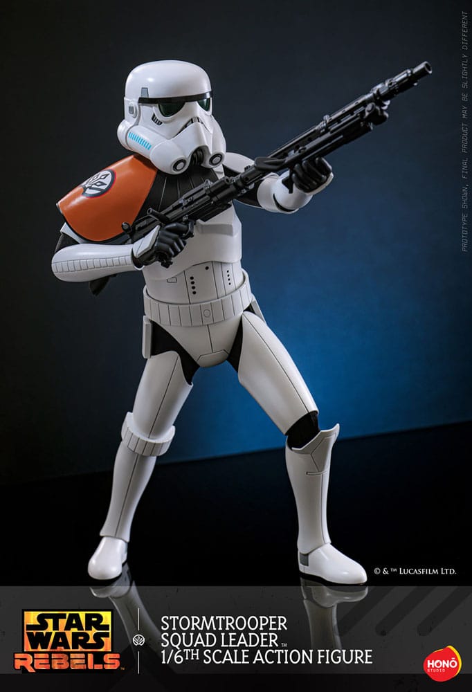 Figura articulada Stormtrooper Squad Leader con accesorios – Hono Studio