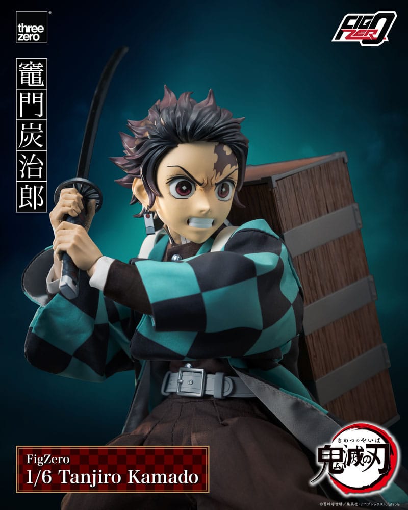 Figura articulada Tanjiro Kamado con efecto de agua – Kimetsu no Yaiba – Threezero