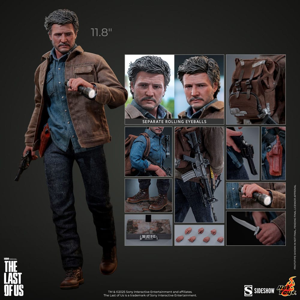 Detalles de la figura Joel Miller The Last of Us para coleccionistas.