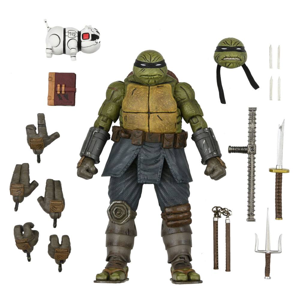 Figura coleccionista The Last Ronin NECA Ultimate 18 cm con caja con ventana.