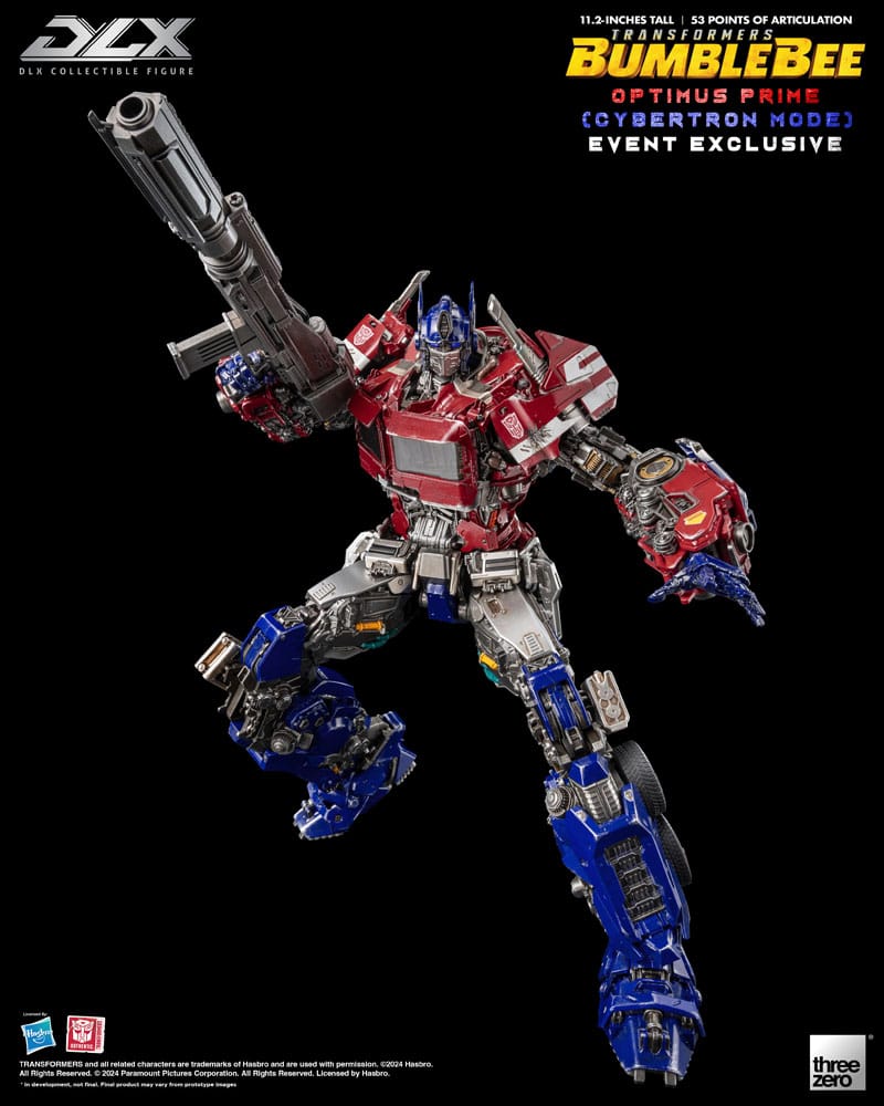 Detalle de la figura articulada de Optimus Prime de Transformers: Bumblebee.