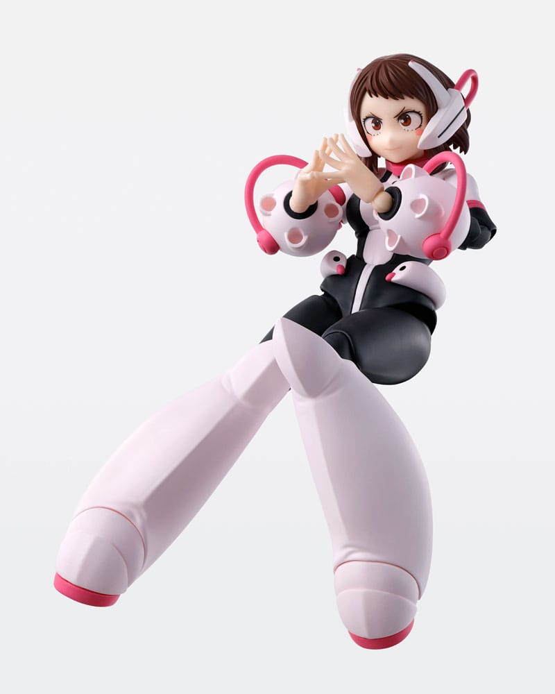 Figura de Ochaco Uraraka con brazos extendidos y rostro sonriente