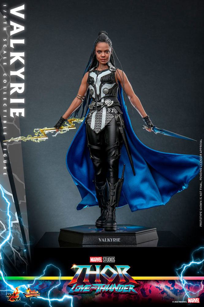 Escultura realista de Tessa Thompson como Valkyrie – figura 1/6 Hot Toys Marvel