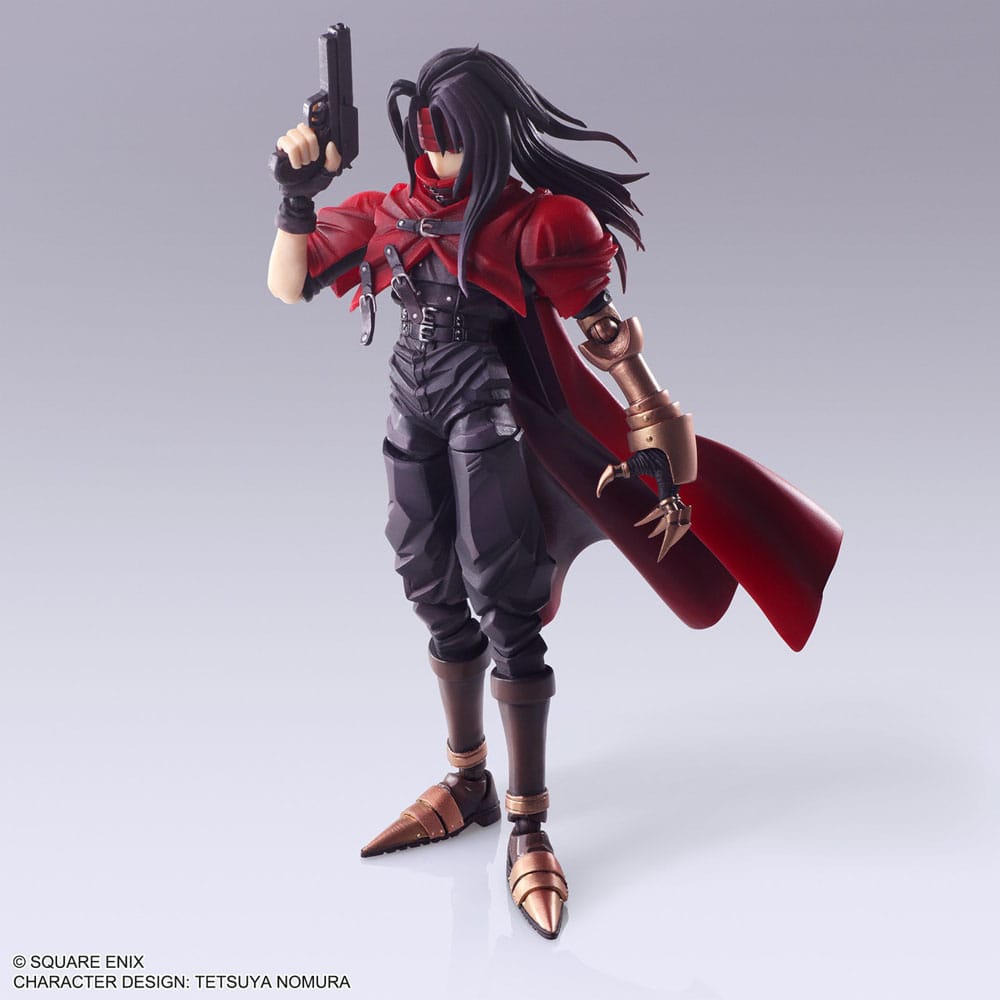 Vincent Valentine Bring Arts Final Fantasy VII figura oficial articulada 15 cm.