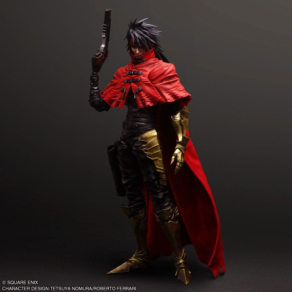 Vincent Valentine Play Arts Kai Final Fantasy VII Rebirth figura oficial 28 cm.