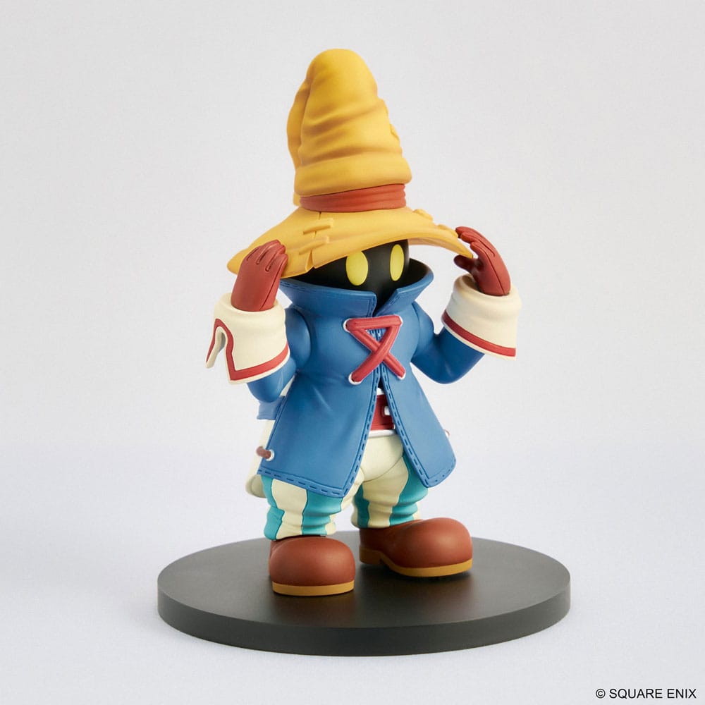 Estatua Vivi Ornitier Final Fantasy IX Adorable Arts 10 cm – Detalle con bastón y sombrero.
