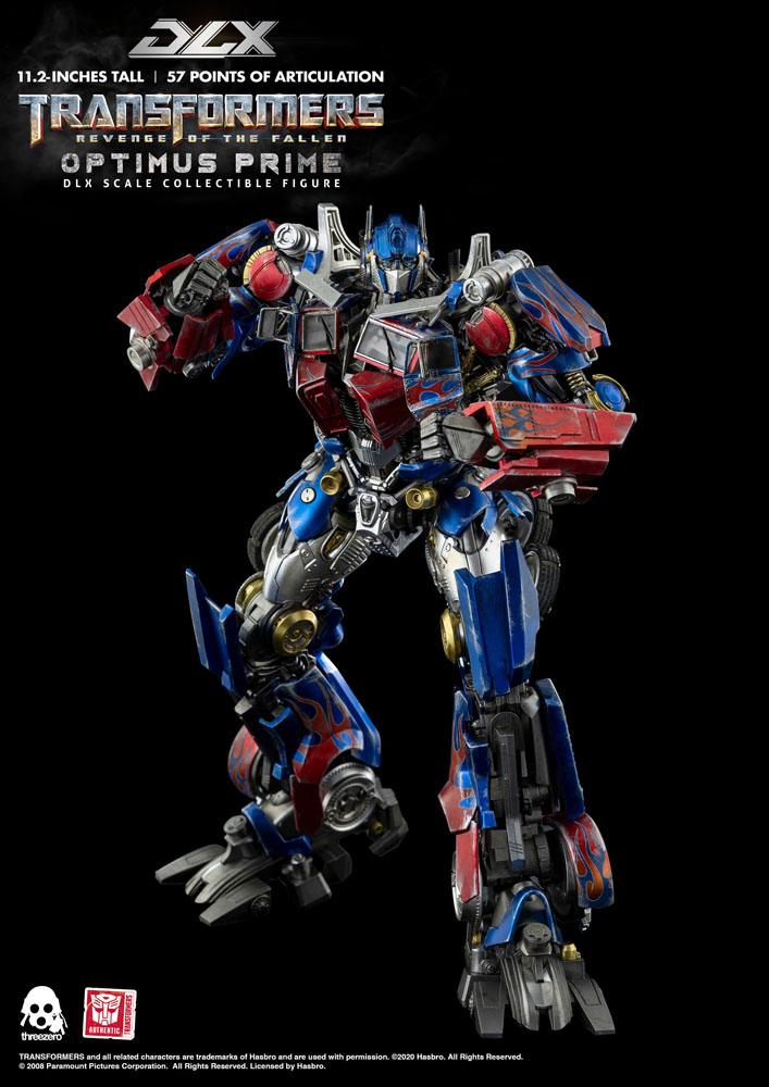 TRANSFORMERS: REVENGE OF THE FALLEN – FIGURA DLX OPTIMUS PRIME 28 CM (THREEZERO)