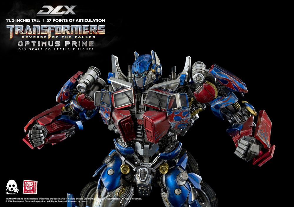 TRANSFORMERS: REVENGE OF THE FALLEN – FIGURA DLX OPTIMUS PRIME 28 CM (THREEZERO)
