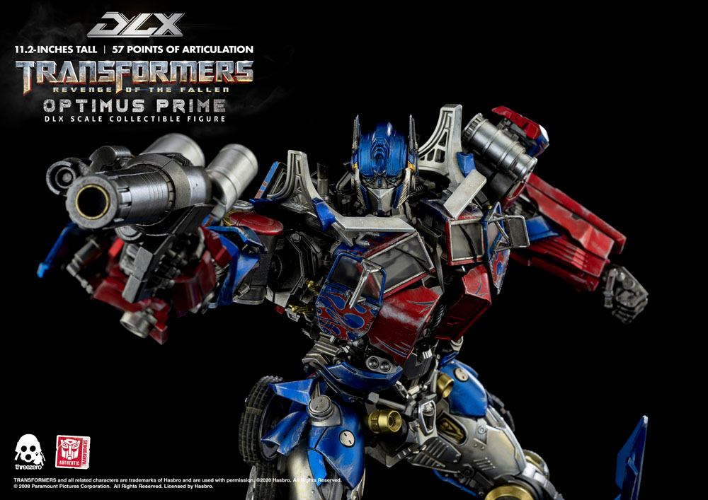 TRANSFORMERS: REVENGE OF THE FALLEN – FIGURA DLX OPTIMUS PRIME 28 CM (THREEZERO)