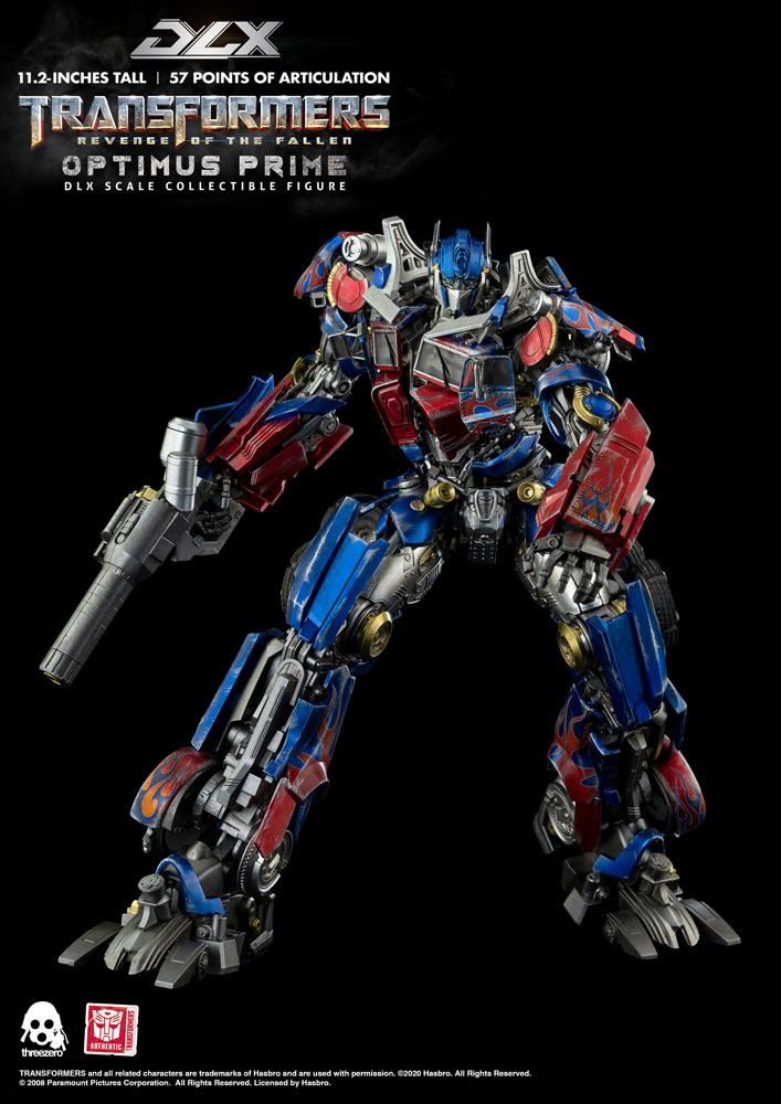 TRANSFORMERS: REVENGE OF THE FALLEN – FIGURA DLX OPTIMUS PRIME 28 CM (THREEZERO)